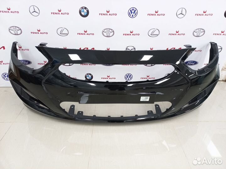 Бампер Hyundai Solaris 10-14 год Черный