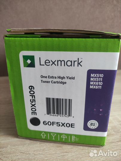 Картридж Lexmark 60f5x0e