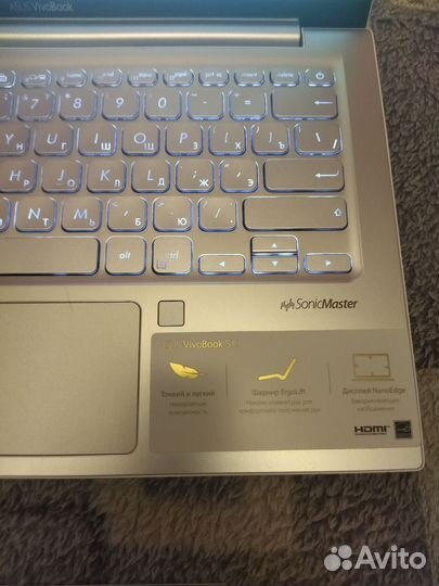 Ультрабук Asus i3-8130U/IPS/4Gb/UHD620/SSD128 Gb