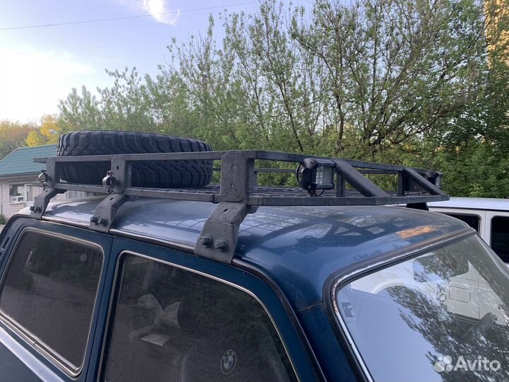 Экспедиионный багажник нива с противотуманками