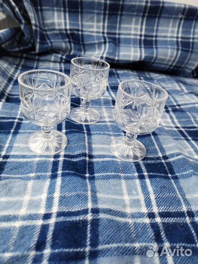 Хрустальные рюмочки СССР