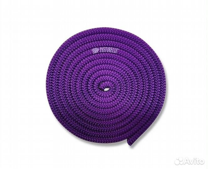 Скакалка pastorelli New Orleans 3м Фиолетовый