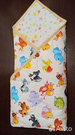 Детское одеяло новое,ручная работа