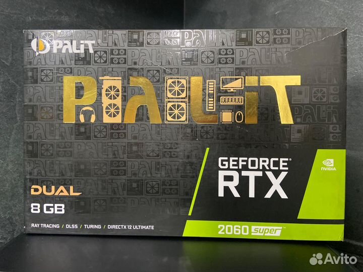 Видеокарта RTX 2060 Super Palit Dual 8gb