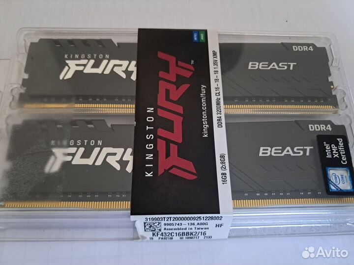 Оперативная память ddr4 16gb