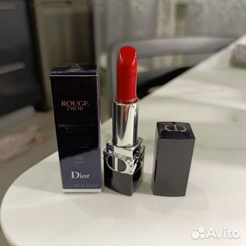 Помада dior rouge 999 satin мини формат