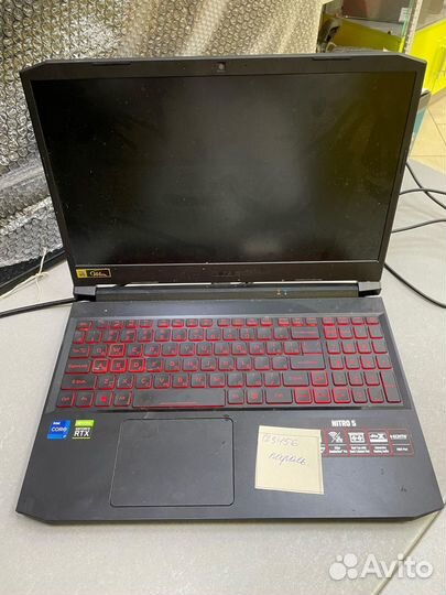 Игровой ноутбук acer nitro 5/i7-11800H/RTX 3050