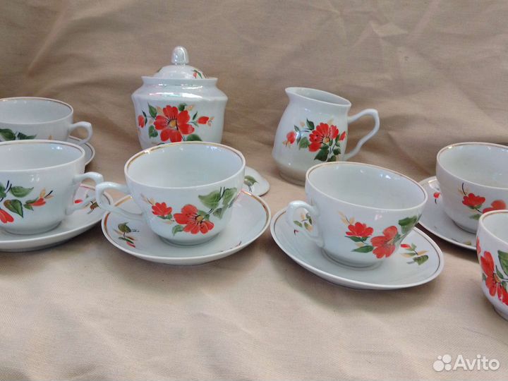 Чайный сервиз СССР барановка