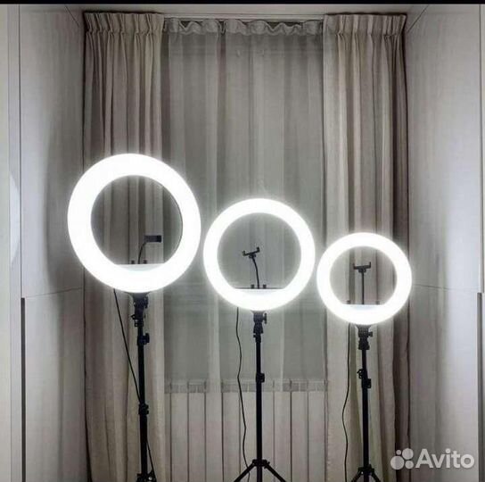 Кольцевая лампа со штативом + доставка