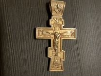 Золотой крестик мужской