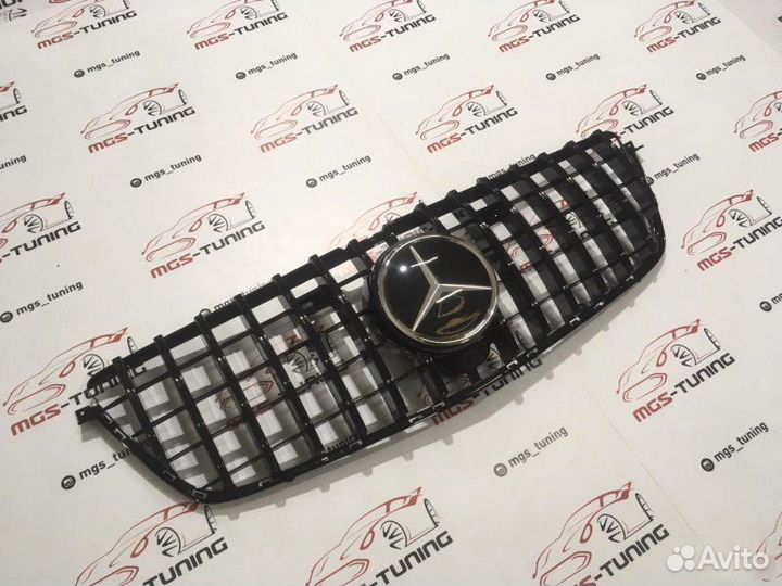 Решетка на Mercedes GL X166 GT С Дистроником