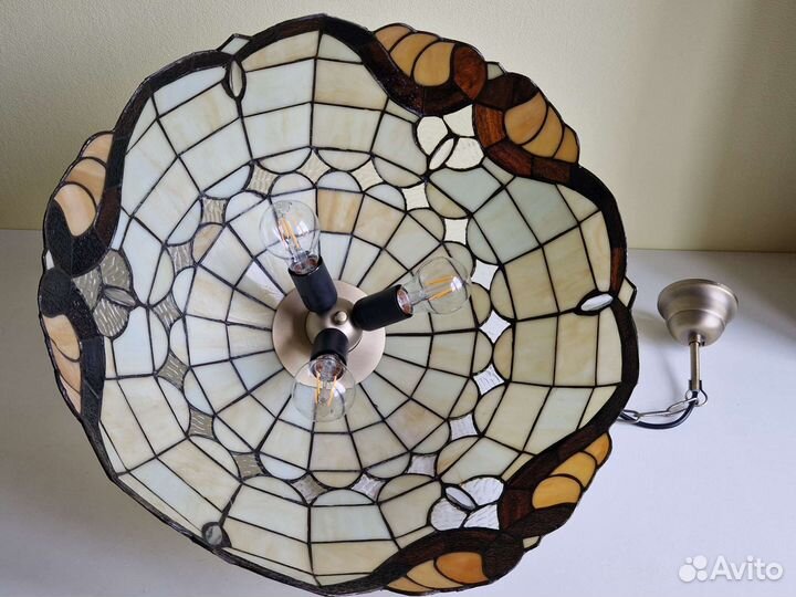 Лампа Тиффани, люстра подвесная
