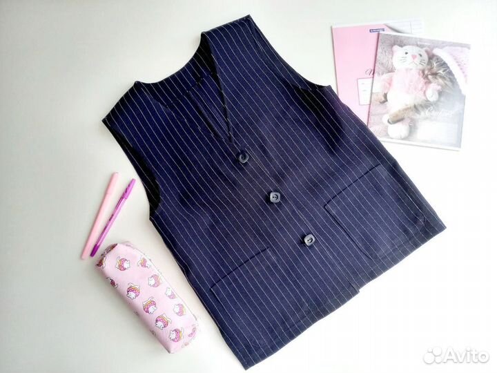 Костюм тройка в школу девочке 152