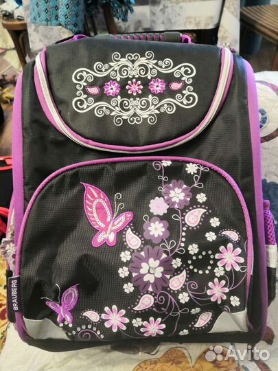 Рюкзак Новый 1-4класс. Девочке. Brauberg. Школьный