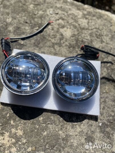 Доп фары harley davidson 4.5