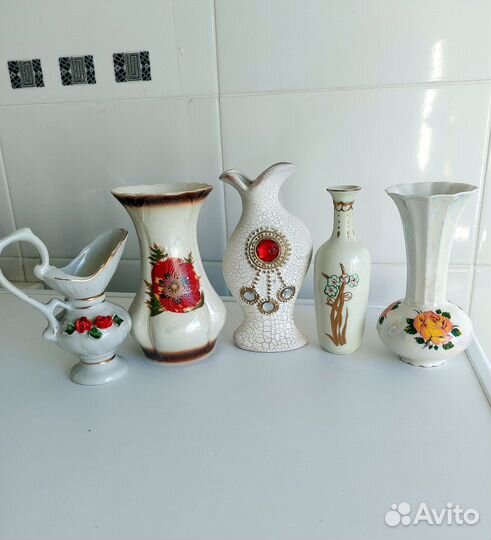 Фарфоровые вазы винтаж