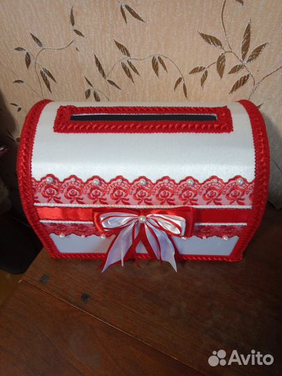 Свадебный сундучок для денег