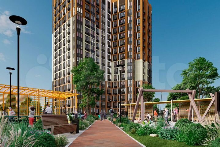 2-к. квартира, 57,9 м², 5/16 эт.