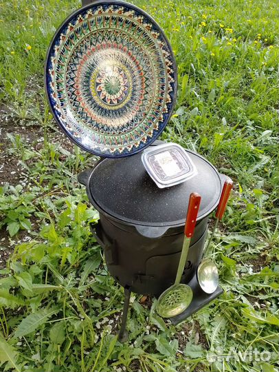 Комплект казан, печь, ляган