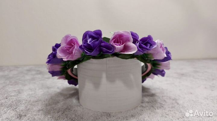 Ободок венок из цветов