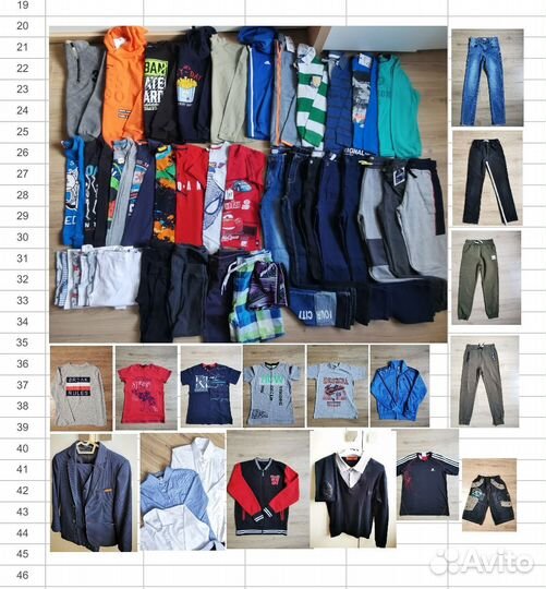 Кофты, футболки, штаны, джинсы р. 140/152