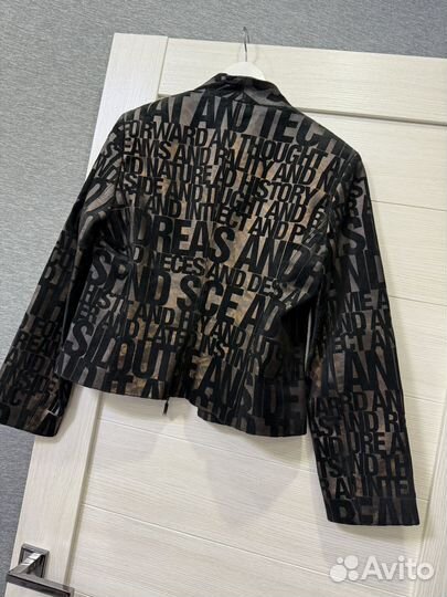 Пиджак кожаный