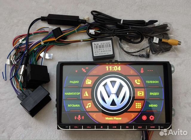 Магнитола 2 din, VW, Skoda, Seat, Андроид 10