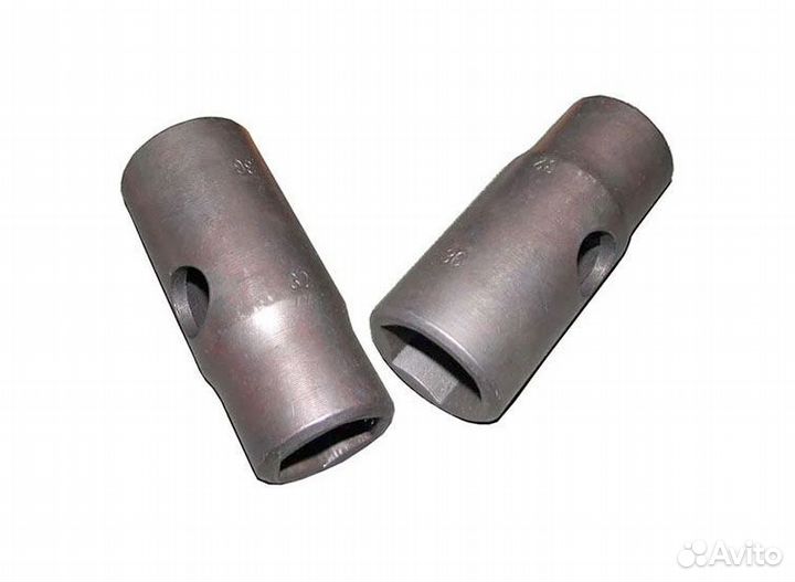 Головка торцевая двустор. с отв. под вороток S30х3