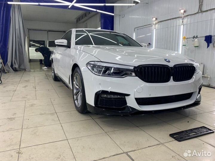 Губа + Спойлер на BMW 5 Series G30