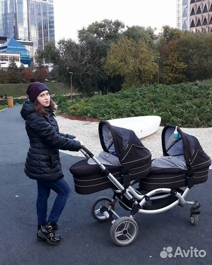 Коляска для двойни 2 в 1