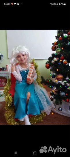Новогодний костюм Эльза