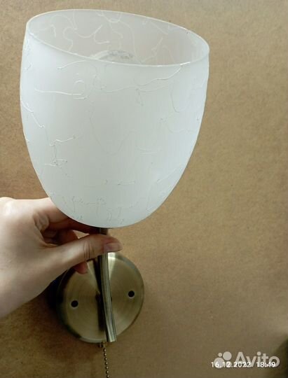 Настенный светильник бра бронза