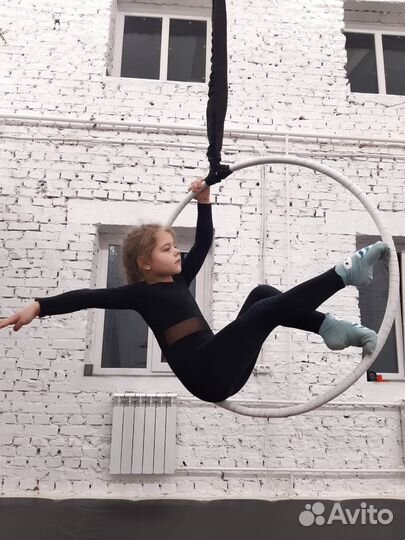 Воздушная гимнастика (кольцо, полотна) для детей