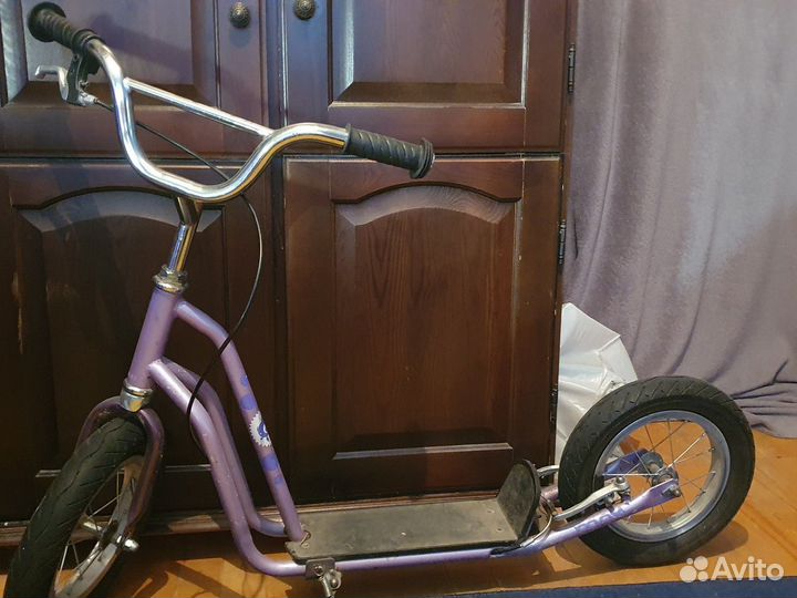 Самокат детский двухколесный бу