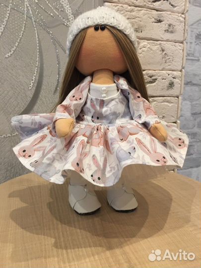 Интерьерная кукла ручной работы tilda