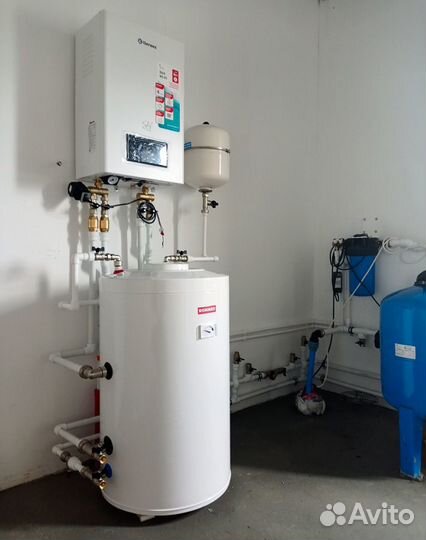 Монтаж систем отопления и водоснабжения