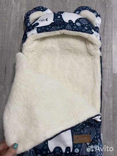 Конверт на выписку, в коляску - зимний