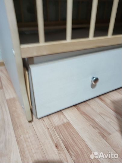 Кровать для новорожденных с комодом