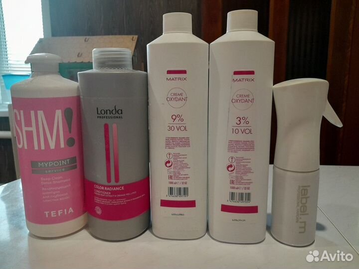 Профессиональные краски для волос, окислители и пр