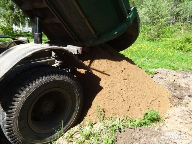 Песок щебень грунт доставка