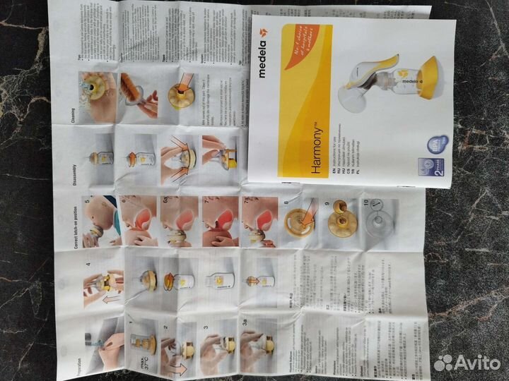 Молокоотсос medela ручной+Смартсоска Calma