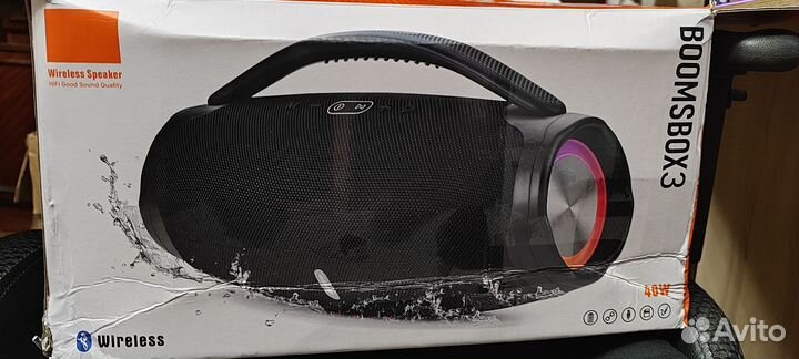 Колонка JBL boomsbox 3 с подсветкой