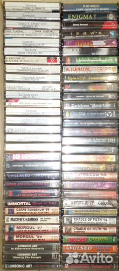 Аудиокассеты,Black Metal,Metal,Rock,All