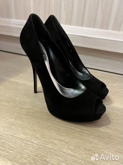 Туфли женские замшевые