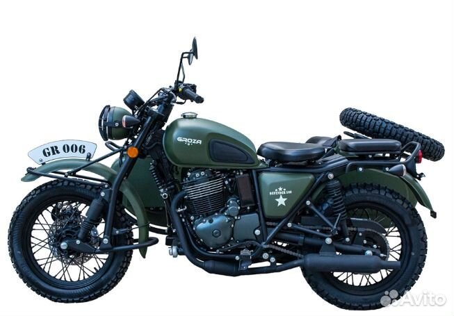 Мотоцикл с коляской groza defender 500 (4T EFI) 23