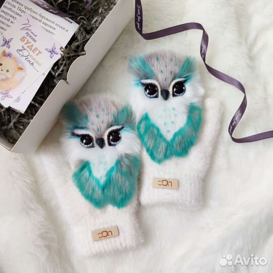 Звероварежки совы ручная работа