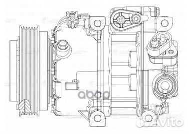 Компрессор кондиц. для а/м Hyundai Santa Fe II