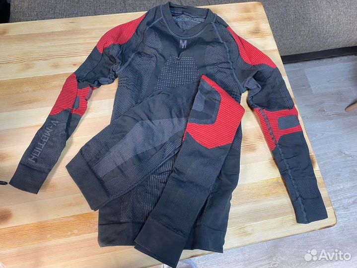 Термобелье V-motion alpinesports, black / RED