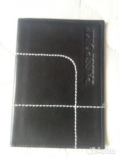 Обложка на паспорт кожаная