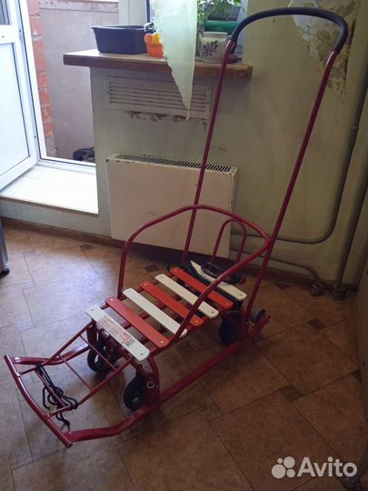 Детские санки с колесами